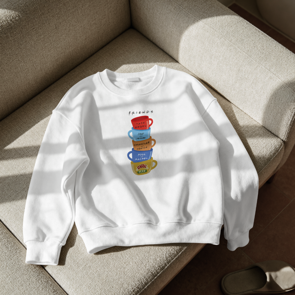 Friends Hoodie – Friends TV Series Unisex Sweatshirt Oversize Kalıp