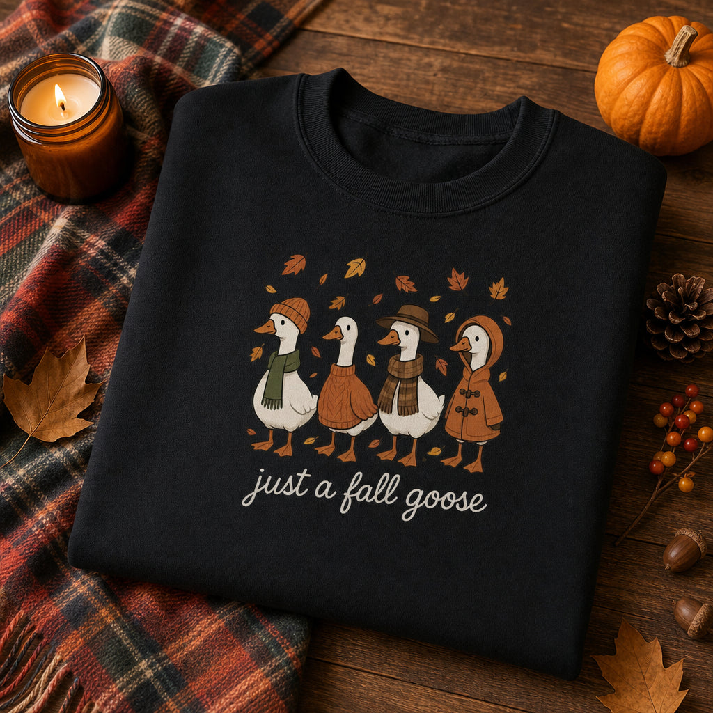 🍂 Fall Goose Sweatshirt & Hoodie
