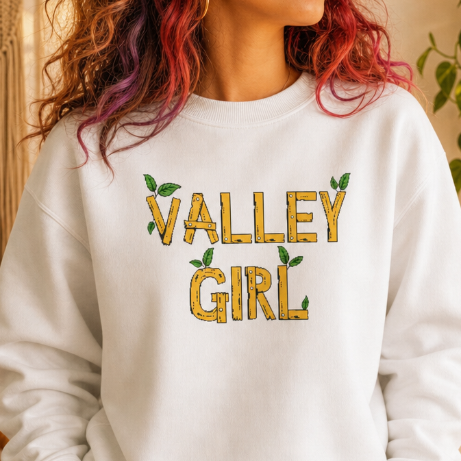 Valley Girl Premium İç Polarlı Bisiklet Yaka Hoodie