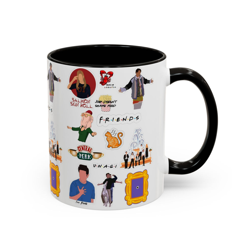 Friends Kupa – Retro Dizi Temalı Premium Porselen Kupa
