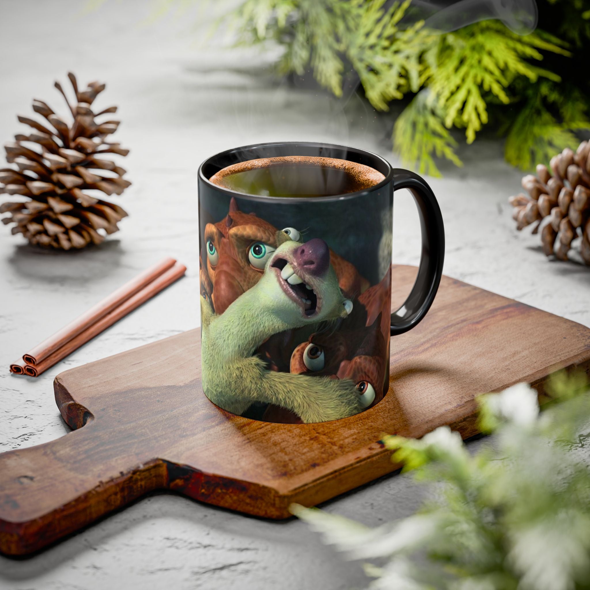 Sid “Hanım Hanım Bunlar Benim Yavrularım” Kupa – Premium Porselen, Ücretsiz Kargo 🐿️❄️