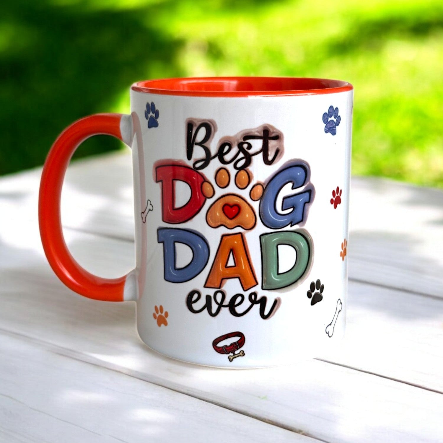 Dog Dad Babaya Hediye Kupa - Babalar Günü Hediyesi- Köpek Babası Kupa