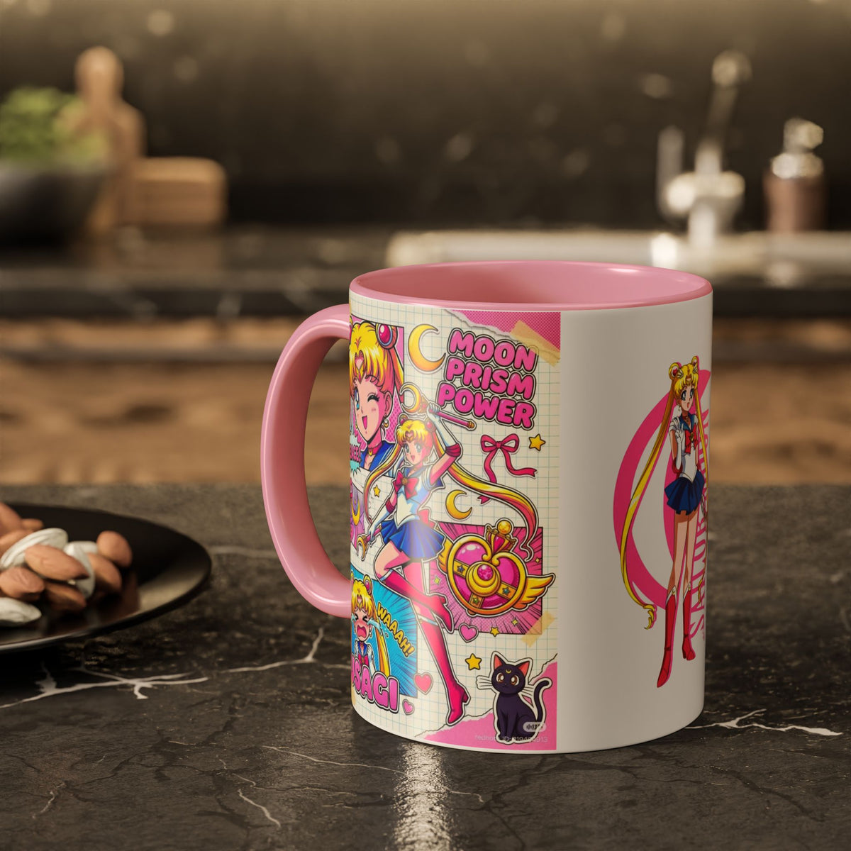 Sailor Moon Temalı Kupa Bardak – Anime Kahve ve Çay Kupası
