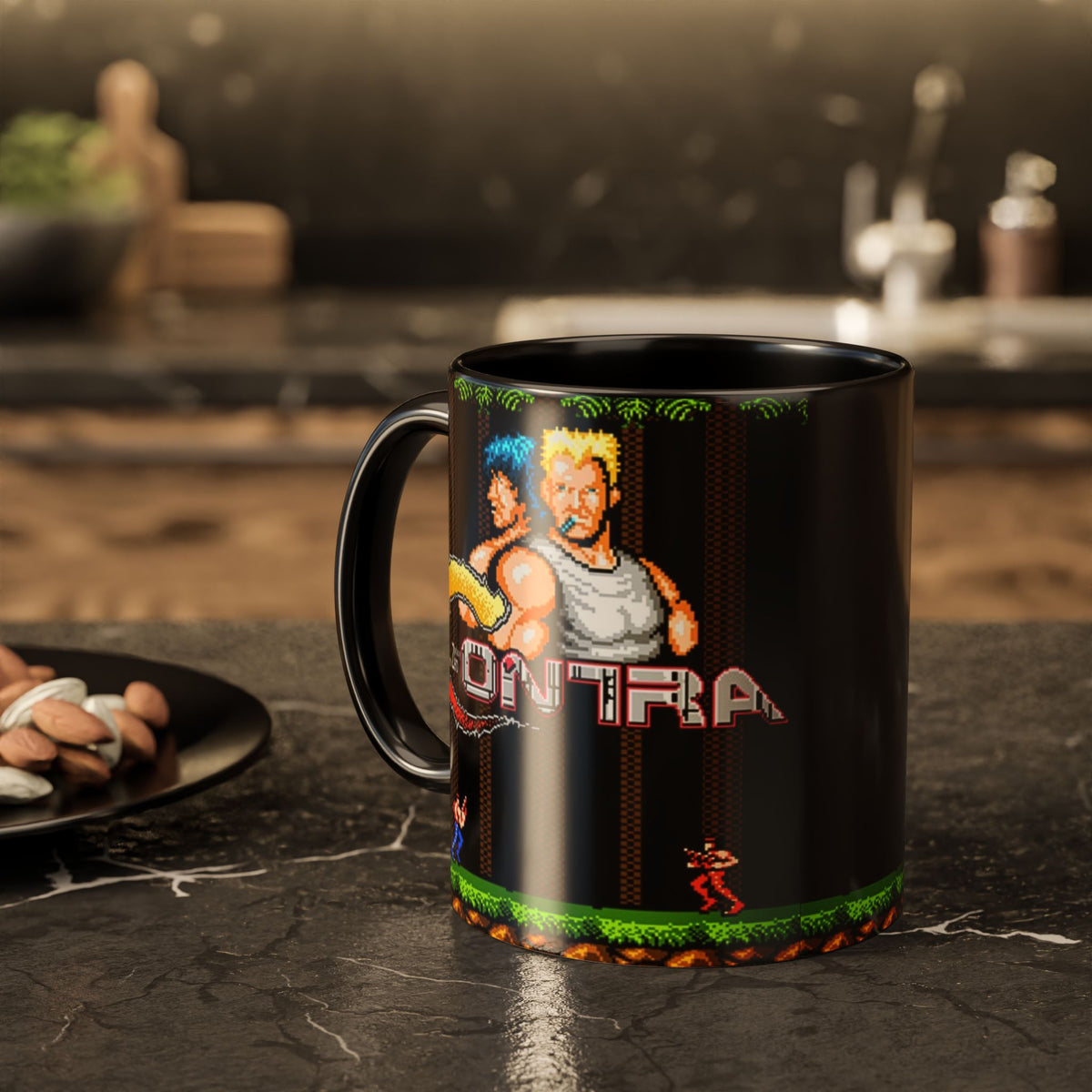 Contra Kupa – Retro Atari Oyunu Temalı Premium Porselen Kupa