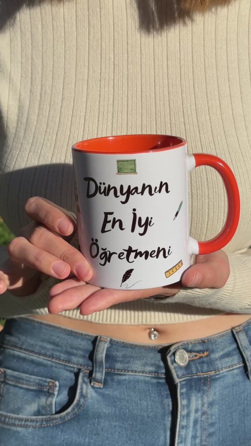 Öğretmenler Günü Hediyelik Kupa Bardak-Dünyanın En İyi Öğretmeni Hediye Paketli Kupa Bardak