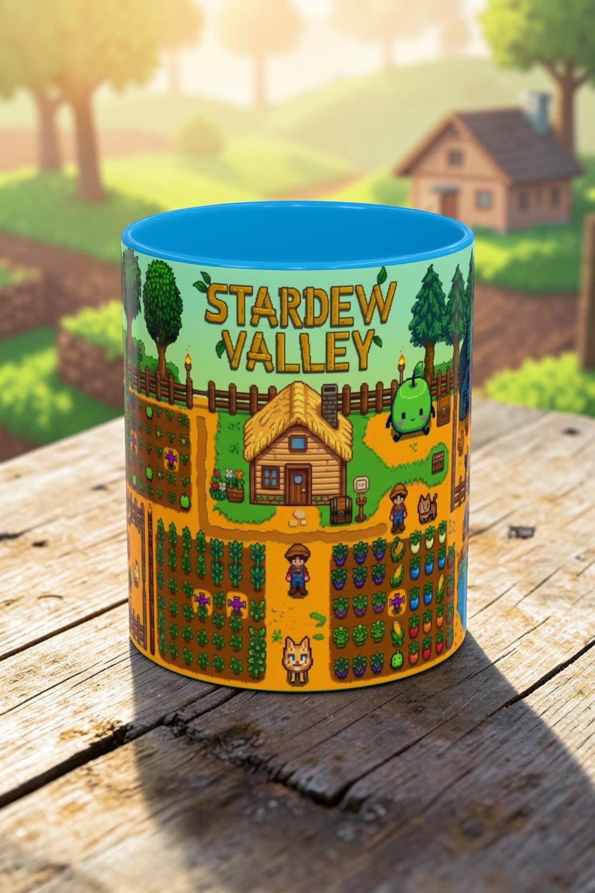 Stardew Valley Gamer Kupa – Premium Porselen, Canlı Kalıcı Baskı 🌾☕