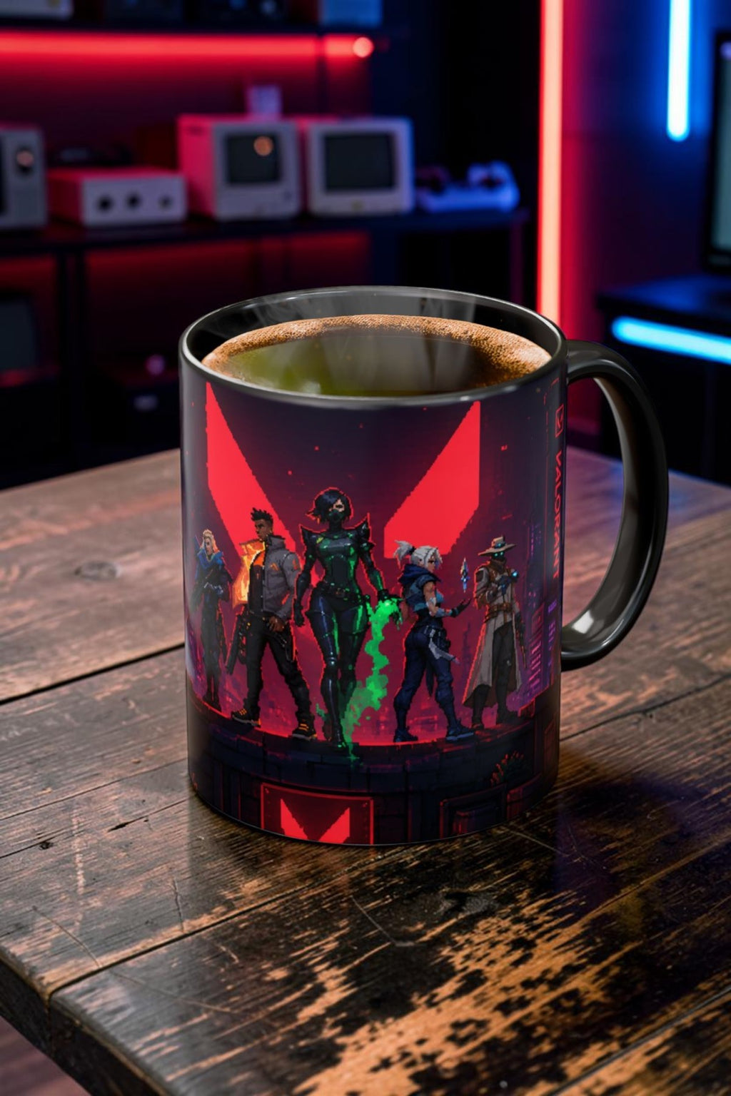 Valorant Kupa – Oyuncular İçin Gaming Kupa, Valorant Hediye Gamer Mug