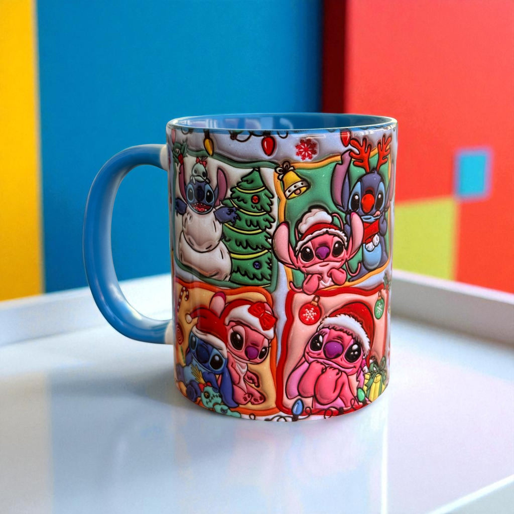Stitch Tasarım Porselen Kupa