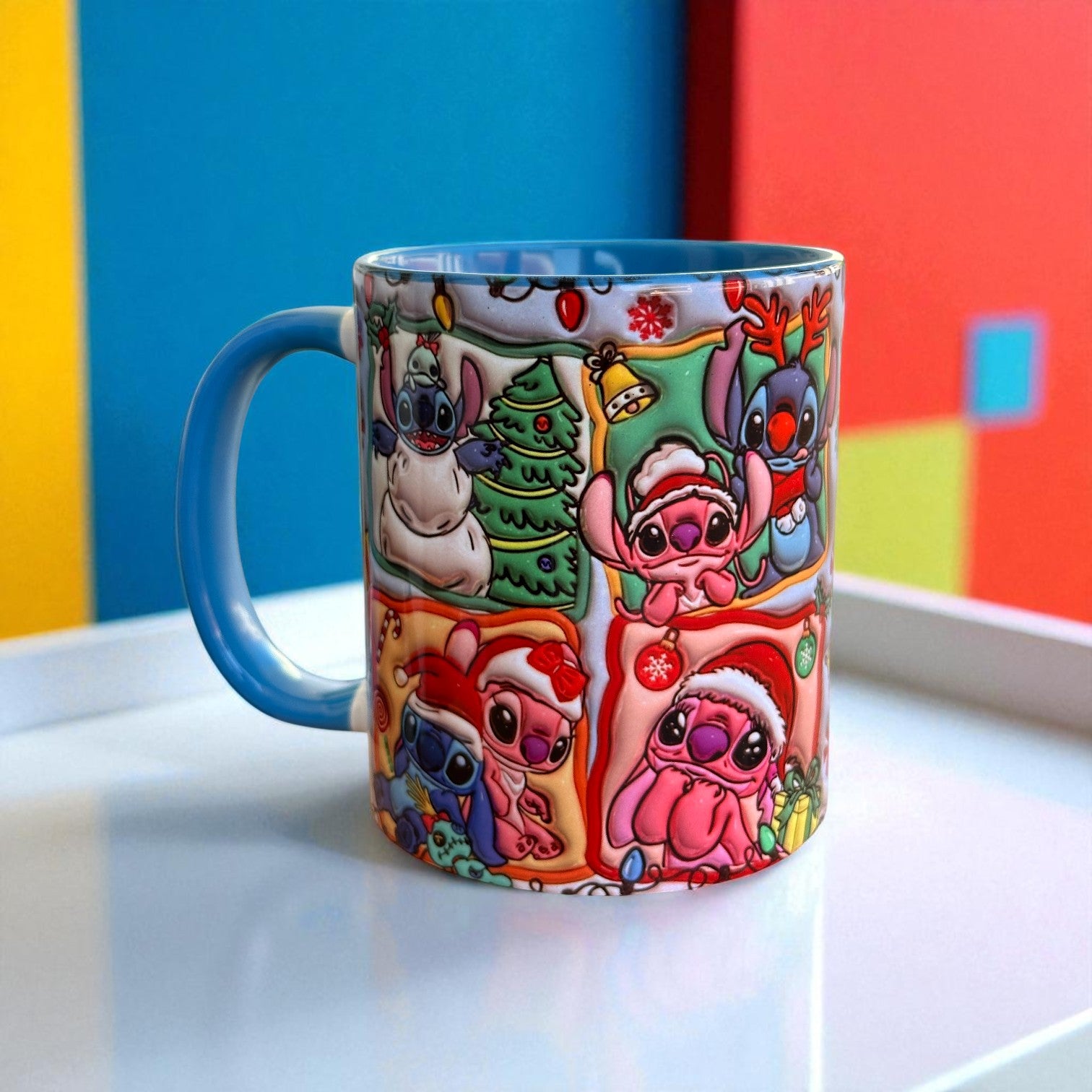 Stitch Tasarım Porselen Kupa