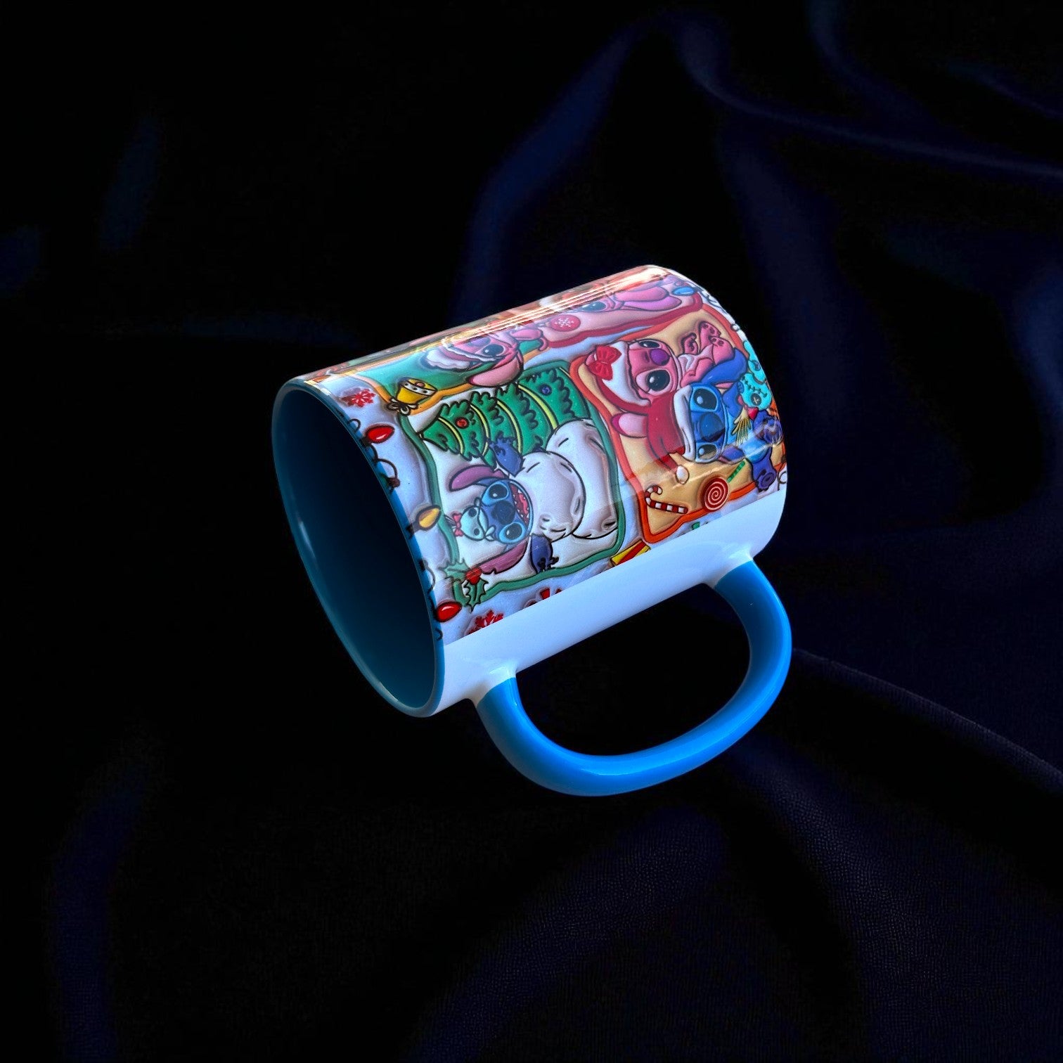 Stitch Tasarım Porselen Kupa