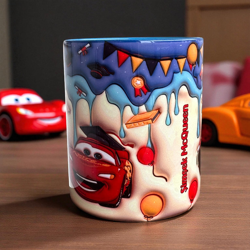 Arabalar Cars Tasarım Kupa Bardak